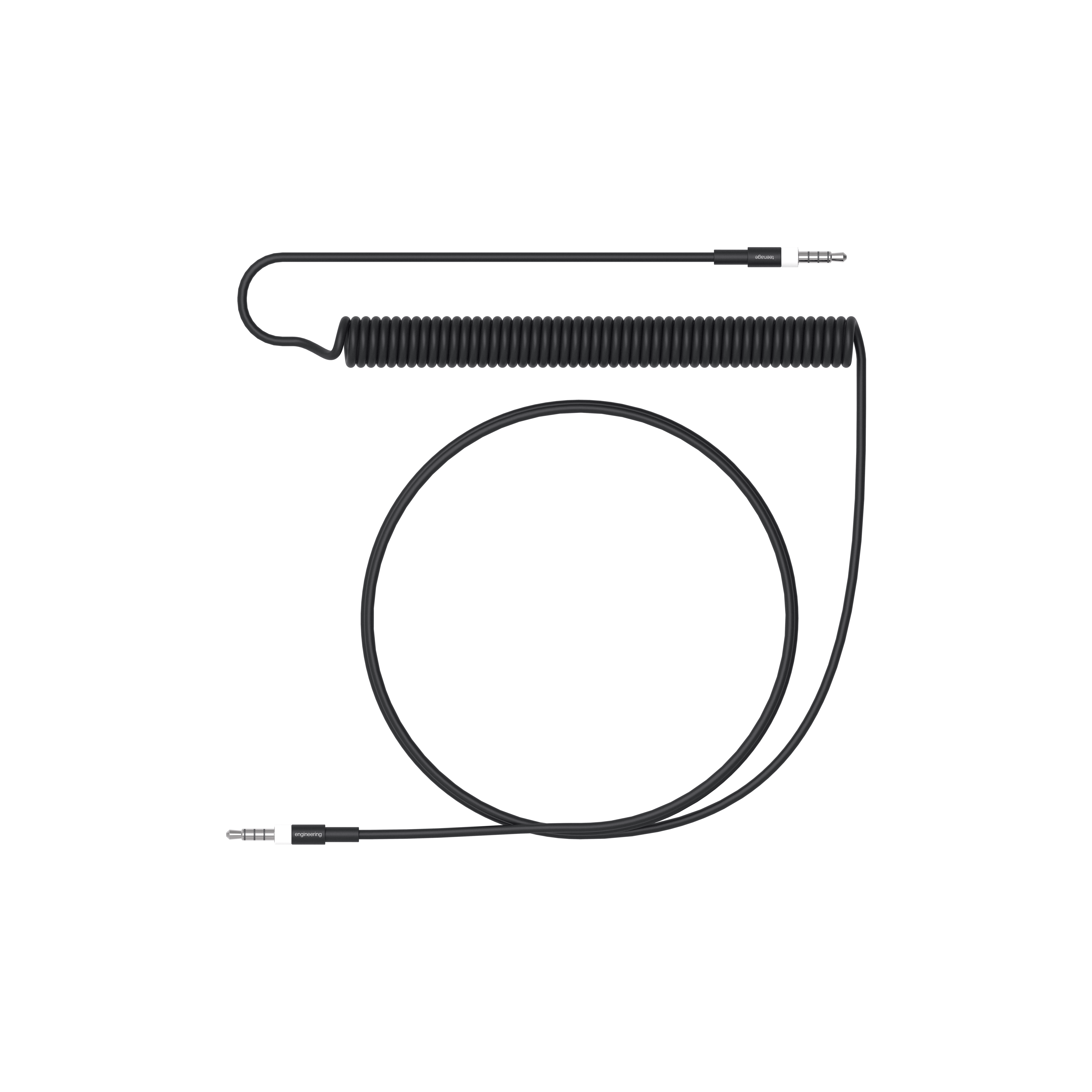 slim 4-pole audio cable curly - teenage engineering slim 4-pole audio cable curly - teenage engineering